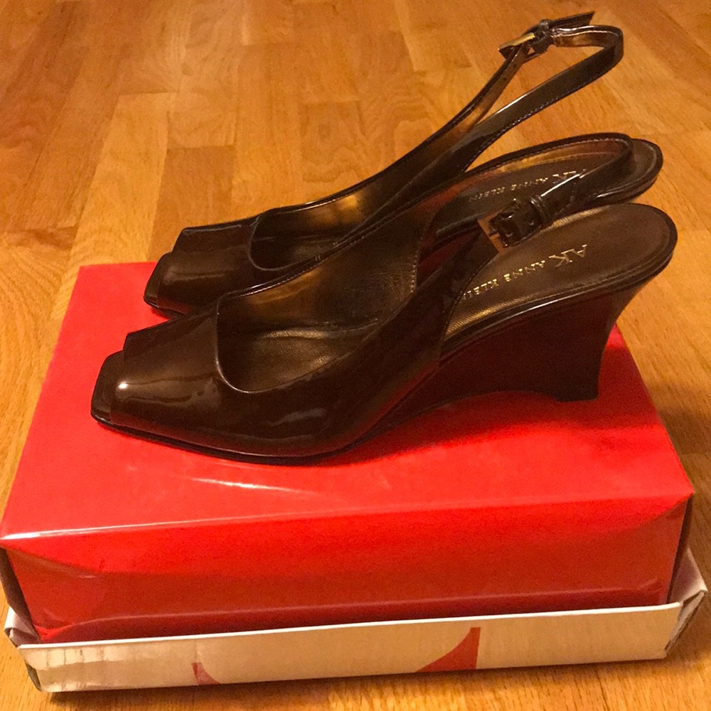 Anne Klein wedge heels